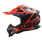 Kaciga LS2 Cross MX700 SUBVERTER EVO II STOMP fluo narandžasta 3XL - Slika 2