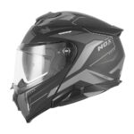 Kaciga NOX Flip Up N967 CONQUER sa naočarima mat crno srebrna 2XL - Slika 3