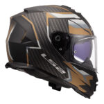 Kaciga LS2 Full Face FF800 STORM II TRACKER crno zlatna 3XL - Slika 6