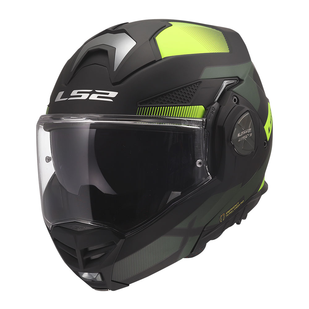 Kaciga LS2 Flip Up FF901 ADVANT X NOVA crno žuta M