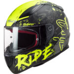 Kaciga LS2 Full Face FF353 RAPID NAUGHTY mat crno žuta XXL