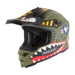 Kaciga NOX Cross N761 FIGHTER mat KHAKI dečija XL