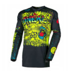 Dres Motocross ONEAL ELEMENT RANCID crno žuti dečiji XL