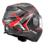 Kaciga LS2 Flip Up FF901 ADVANT X FUTURE II carbon crvena sa naočarima XL - Slika 5