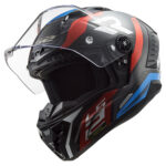 Kaciga LS2 Full Face FF805 THUNDER CARBON SUPRA crveno plava XL - Slika 5