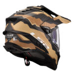 Kaciga LS2 Enduro MX701 EXPLORER CARBON TRICK braon zlatna M - Slika 5