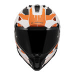 Kaciga LS2 Enduro MX702 PIONEER II NAMIB belo narandžasta S - Slika 4
