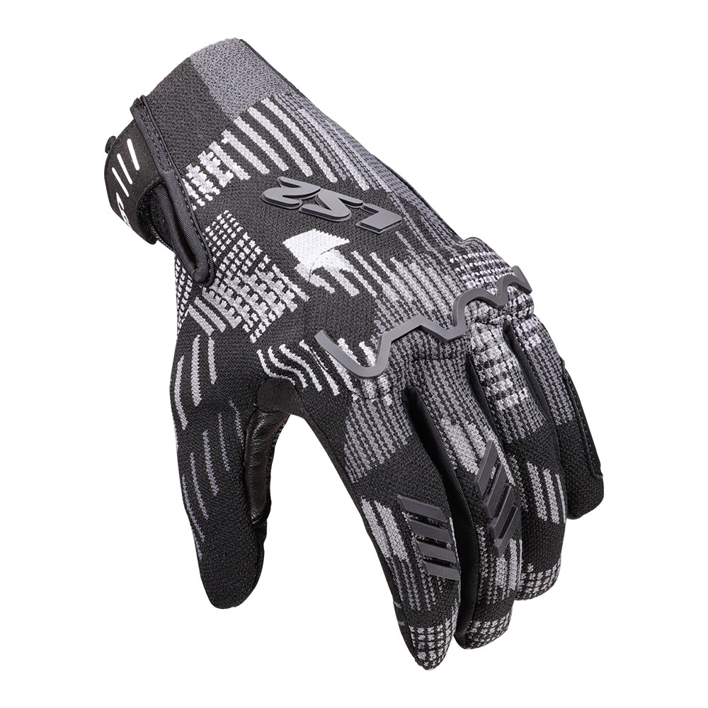 Rukavice LS2 ALFA FLYKNIT muške crno sive XXL