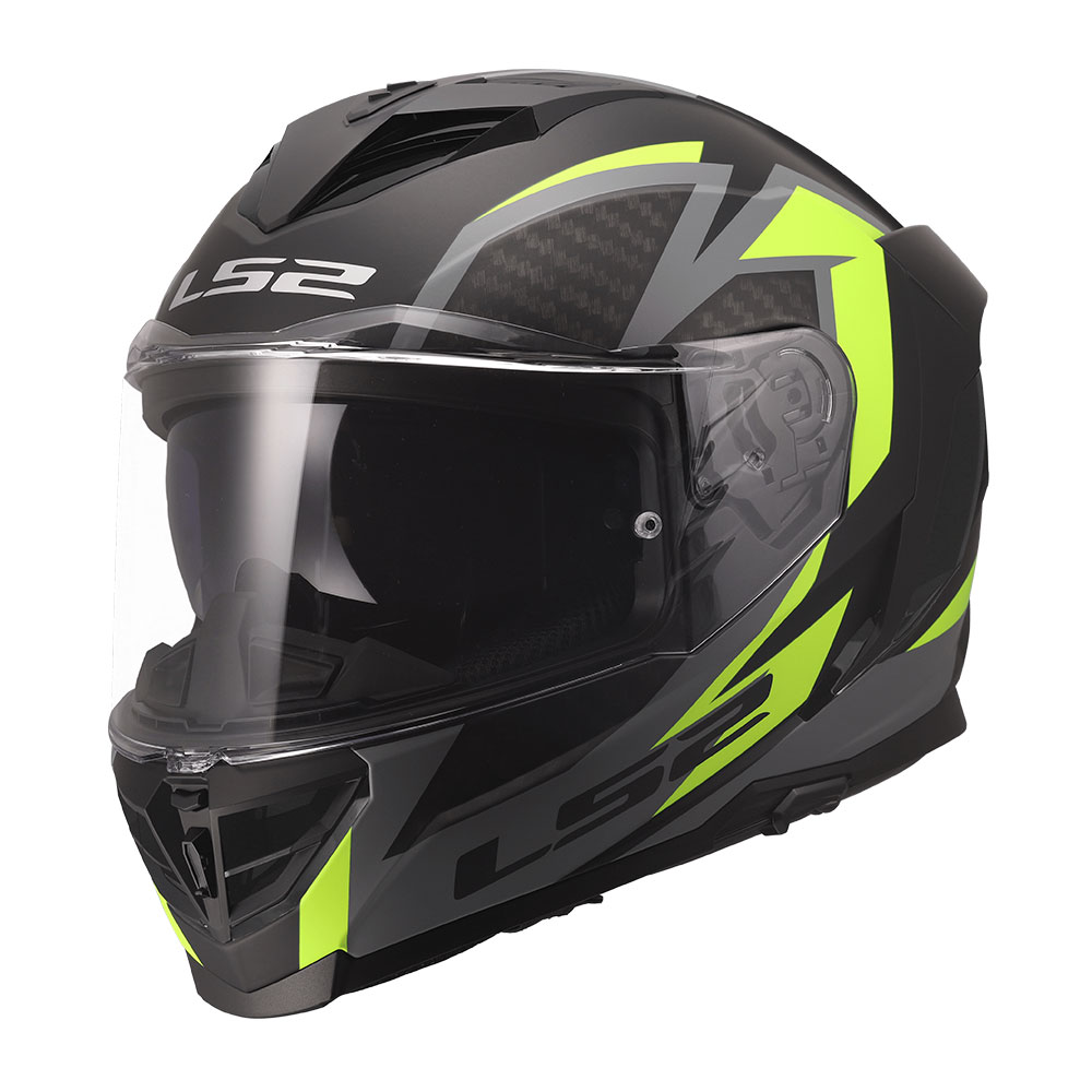 Kaciga LS2 Full Face FF818 STORM III DYNAMO crno žuta L