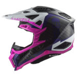 Kaciga LS2 Cross MX703 C X-FORCE CARBON VICTORY crno roza - Slika 2