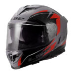 Kaciga LS2 Full Face FF818 STORM III DYNAMO sivo crvena XXL