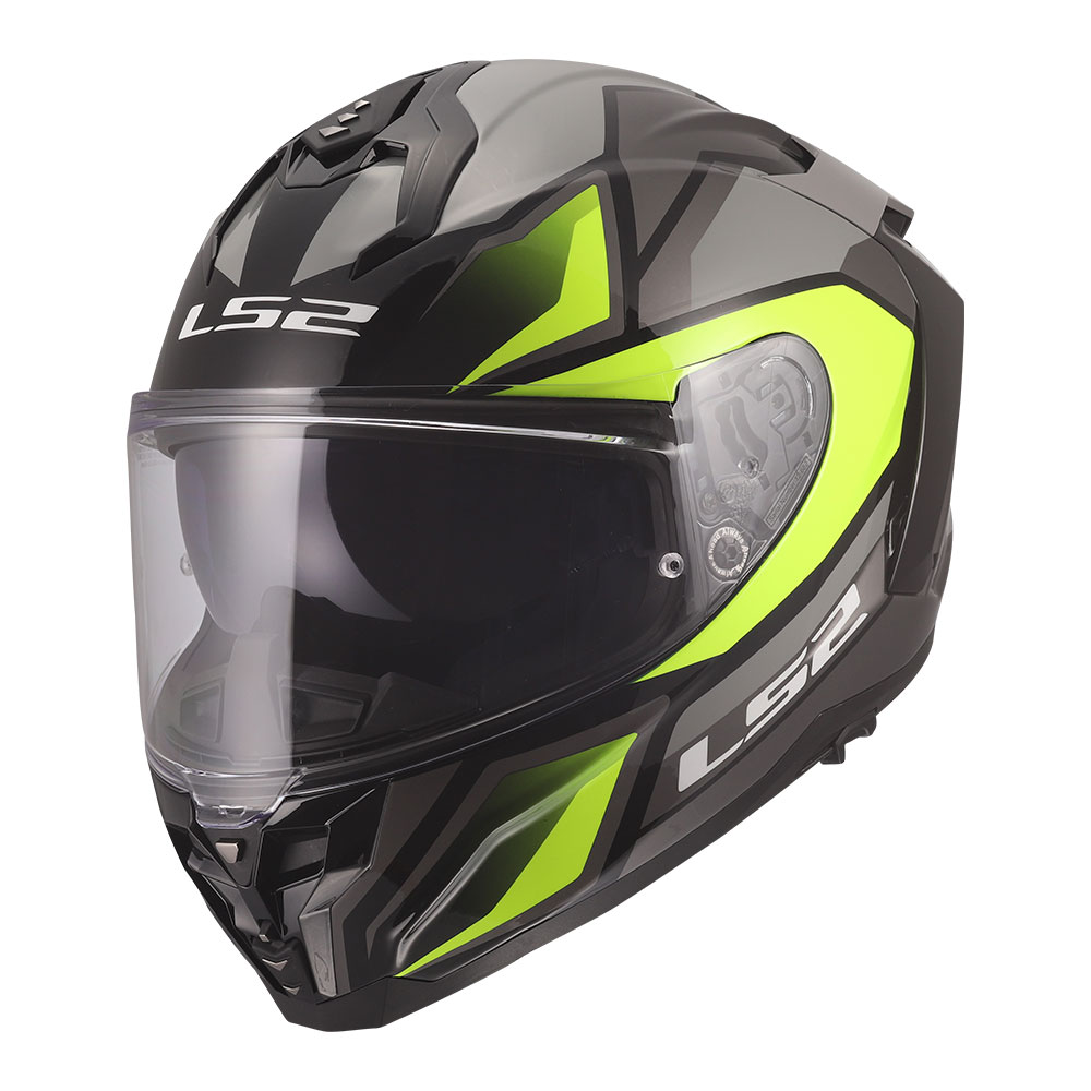 Kaciga LS2 Full Face FF817 CHALLENGER II VIPER sivo žuta XXL