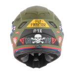 Kaciga NOX Cross N761 FIGHTER mat KHAKI dečija 2XL - Slika 3