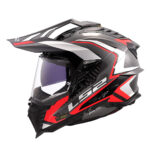 Kaciga LS2 Enduro MX701 EXPLORER CARBON FRONTIER II crvena M - Slika 2