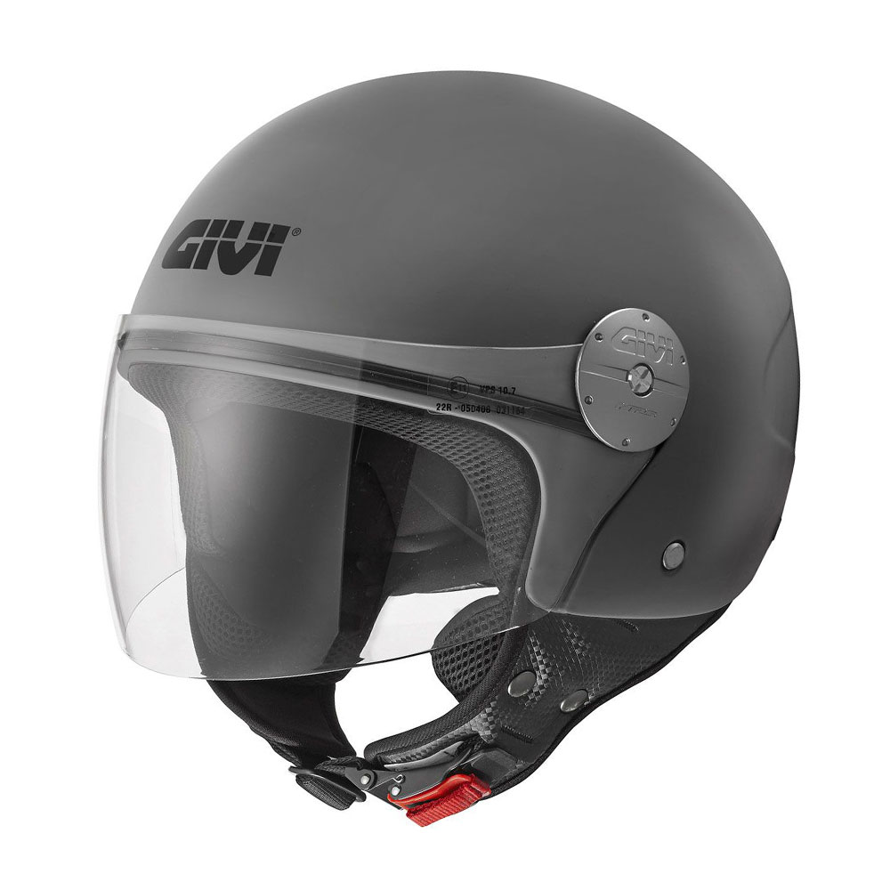 Kaciga jet GIVI 10.7 EVO mat siva M