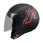Kaciga LS2 Jet OF558 SPHERE LUX II MINIM crno crvena - Slika 2
