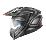 Kaciga GIVI Enduro 80.1 APEX mat crno titanium crvena XXL - Slika 2