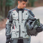 Jakna LS2 APOLLO muška sivo crno crvena XL - Slika 7