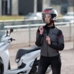 Jakna LS2 RIVA ženska crno tamno sivo roza L - Slika 7