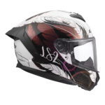 Kaciga LS2 Full Face FF820 RAPID III BOHO belo crno roza S - Slika 6