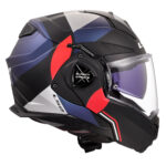 Kaciga LS2 Flip Up FF901 ADVANT X ULTRA crno plavo crvena sa naočarima 3XL - Slika 6