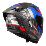Kaciga LS2 Full Face FF807 DRAGON CARBON TRAX plavo crvena XXL - Slika 5