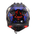Kaciga LS2 Cross MX708 FAST II ZOMBIE II crno crveno plava XXL - Slika 4