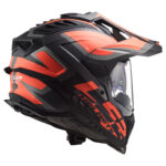 Kaciga LS2 Enduro MX701 EXPLORER ALTER mat crno narandžasta M - Slika 7