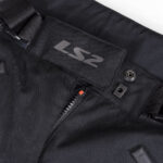 Pantalone LS2 NEVADA muške crno tamno sive - Slika 3
