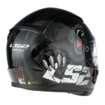 Kaciga LS2 Full Face FF353 RAPID II CLAW crno crvena 3XL - Slika 5