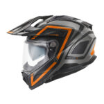 Kaciga GIVI Enduro 80.1 APEX mat titanium crno narandžasta L - Slika 2