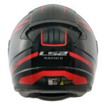 Kaciga LS2 Full Face FF353 RAPID II CIRCUIT crno crvena - Slika 4