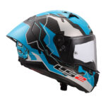 Kaciga LS2 Full Face FF805 THUNDER CARBON GP AERO REPLICA HUERTAS plavo bela M - Slika 6