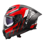 Kaciga LS2 Full Face FF807 DRAGON CARBON TRAX crvena S - Slika 2
