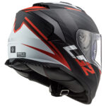 Kaciga LS2 Full Face FF800 STORM II NERVE mat crno crvena sa naočarima XXL - Slika 6
