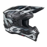 Kaciga ONEAL Cross EX-SRS DUST crno siva L - Slika 3