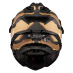 Kaciga LS2 Enduro MX701 EXPLORER CARBON TRICK braon zlatna L - Slika 4