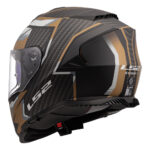 Kaciga LS2 Full Face FF800 STORM II TRACKER crno zlatna XL - Slika 3