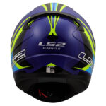 Kaciga LS2 Full Face FF353 RAPID II FLITZ žuto plava XL - Slika 4