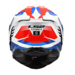 Kaciga LS2 Full Face FF818 STORM III KOMAI belo plavo crvena XL - Slika 4