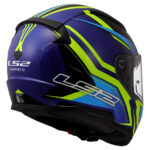 Kaciga LS2 Full Face FF353 RAPID II FLITZ žuto plava XXL - Slika 5