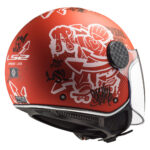 Kaciga LS2 Jet OF558 SPHERE LUX SKATER mat crvena S - Slika 5