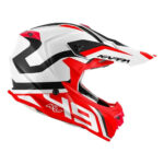 Kaciga Kappa Cross KV49R GREAT belo crno crvena - Slika 4