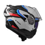 Kaciga LS2 Flip Up FF910 ADVANT II TRIPLE belo plavo crvena S - Slika 7