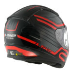 Kaciga LS2 Full Face FF353 RAPID II CIRCUIT crno crvena 3XL - Slika 5