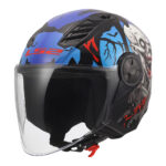 Kaciga LS2 Jet OF616 AIRFLOW II ZOMBIE II crno crvena S