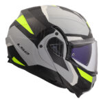 Kaciga LS2 Flip Up FF910 ADVANT II TRIPLE LIGHT siva 3XL - Slika 6