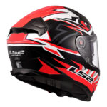 Kaciga LS2 Full Face FF811 VECTOR II BUNDRI crno crvena - Slika 5