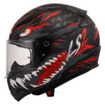 Kaciga LS2 Full Face FF353 RAPID II KAIJU crno belo crvena 3XL - Slika 2