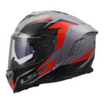 Kaciga LS2 Full Face FF818 STORM III DYNAMO sivo crvena L - Slika 2